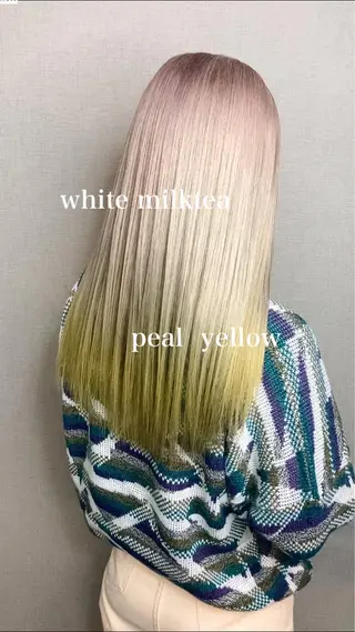 ロング カラー Selenehair 三条本店のヘアスタイル