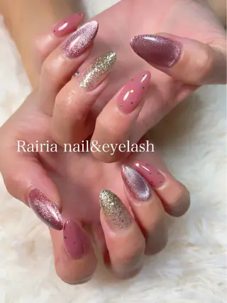 ミディアム Rairia nail&eyelash  船堀店所属・Rairianail 船堀店のネイルデザイン