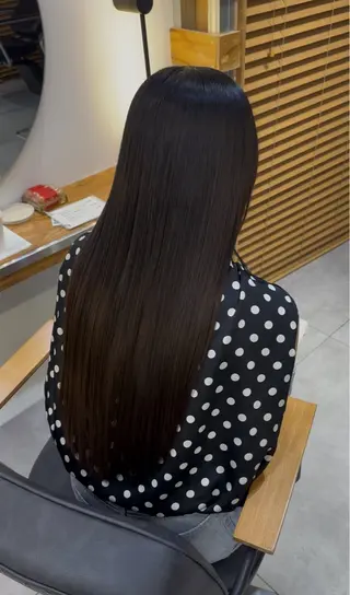 セミロング リキ/髪質改善 /縮毛矯正🫧のヘアスタイル