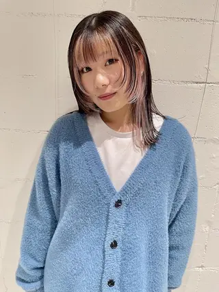 ミディアム ボブ/レイヤー/ 御田村裕人のヘアスタイル