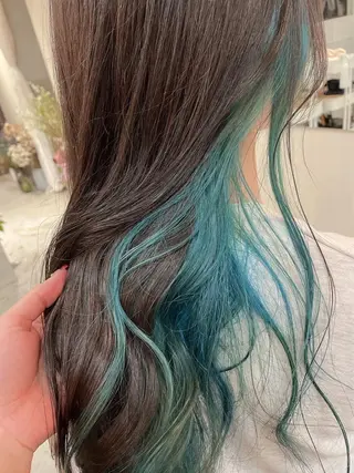 ロング 暖色カラー／ ヘアセット🌛櫻井舞のヘアスタイル