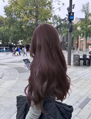 ロング カラー ヘアアレンジ 💓ブリーチ特化 透明感💓あい💓のヘアスタイル