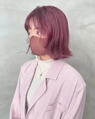 ミディアム カラー 似合わせ｜レイヤー 🪩yurikaのヘアスタイル