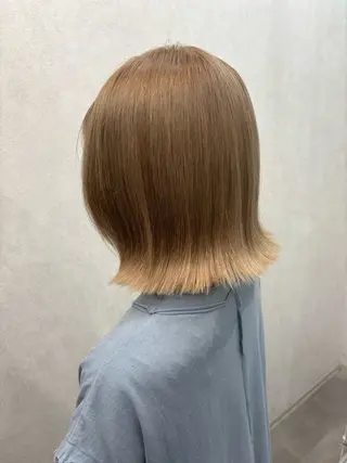 ミディアム カラー 水島 悠香子のヘアスタイル