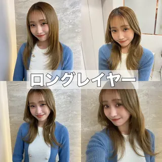 ミディアム Londsoleil所属・髪質改善×顔周り× レイヤー/Jiroのヘアスタイル