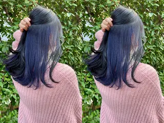 セミロング カラー 髪質改善/縮毛矯正 レイヤー/松川匠のヘアスタイル