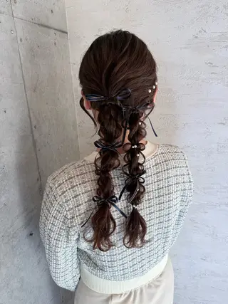 ヘアアレンジ 女性に人気♪ はやしほのかのヘアスタイル