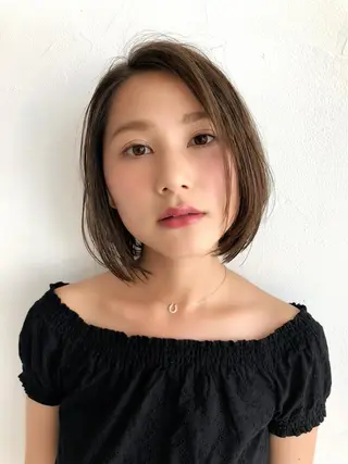 ショート ショート/ボブ/ 白髪ぼかし/しんやのヘアスタイル