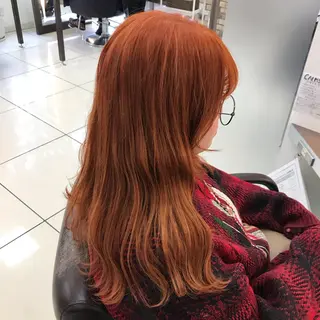 セミロング カラー シールエクステ✨️韓 国羽エクステ🪽和希のヘアスタイル