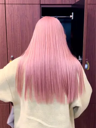 ロング カラー レイヤー専門家 ダブルカラー修のヘアスタイル