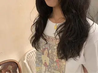 ロング パーマ 銀座No.1髪質改善 縮毛矯正/本木のヘアスタイル