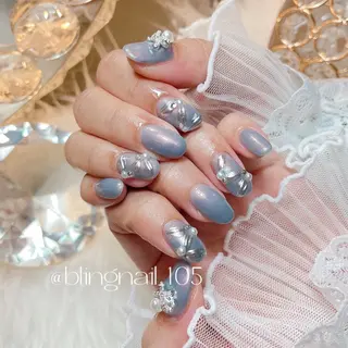 ネイル 23時まで❤︎韓国、 ワンホンネイルのネイルデザイン