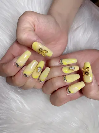 セミロング ネイル 《LB》ラブリエ Nail&eyeのマツエク・マツパデザイン
