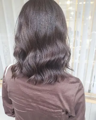 ミディアム belta 姫路山吹 カラーモデル募集のヘアスタイル