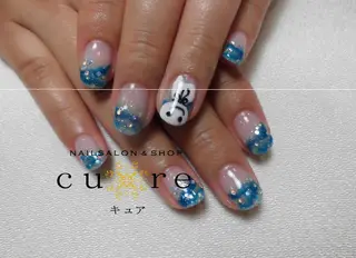 ミディアム ネイル ネイルサロン Cureのネイルデザイン