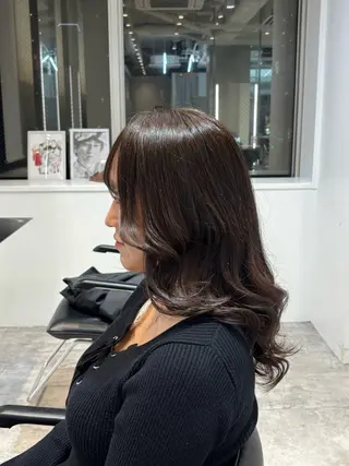セミロング カラー 【fifth】上條 巧真のヘアスタイル