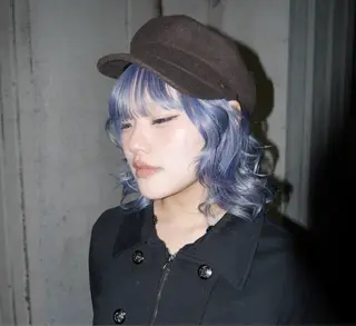 ミディアム カラー WOM所属・KUBO YURAのヘアスタイル