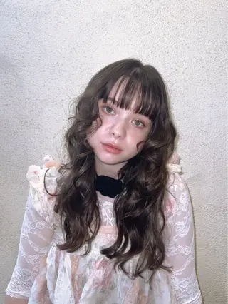 ロング カラー パーマ ☆ HARUKA ☆のヘアスタイル