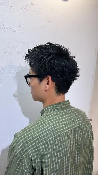 ショート パーマ メンズ 🔥ダブルカラー特化 🔥相原彰太のヘアスタイル