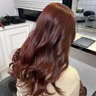 ミディアム パーマ ヘアアレンジ 💕上野美容師☁ ブリーチ💖サワのヘアスタイル