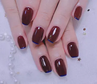 ネイル 🐳彩羽チップ 長さだし専門🐳のネイルデザイン