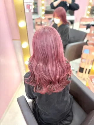 ミディアム カラー 甘ふわgirly🎀 ハイトーン🤍Ramのヘアスタイル