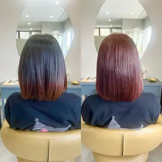 セミロング 齊藤 亜弥のヘアスタイル