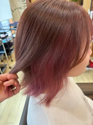 ミディアム カラー ヘアリゾートハピネス所属・🌈 🌈スズキエリカのマツエク・マツパデザイン