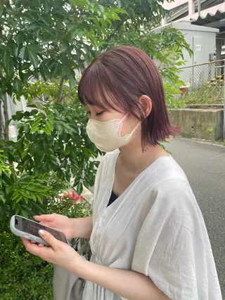 ショート 亀川蓮 Agu hairのヘアスタイル