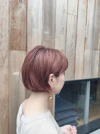 ショート カラー ノグチ ユウキ/ボブのヘアスタイル