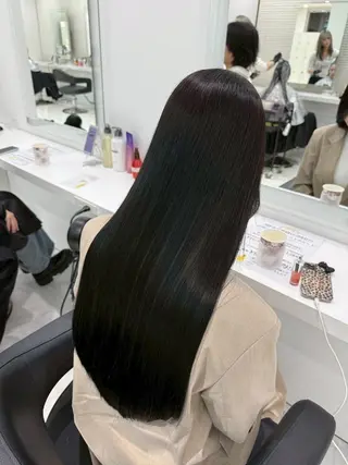 カラー 横浜駅/ナチュラル 韓国🫧透明感🌿✨のヘアスタイル