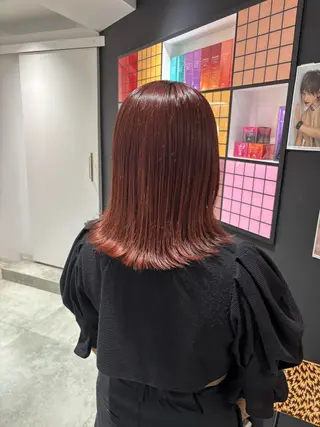 ミディアム カラー KEIGO /レディース／メンズのヘアスタイル