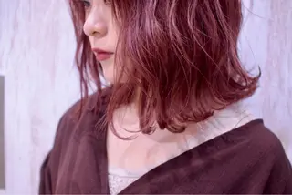 ミディアム GATE.所属・GATE. staffのヘアスタイル