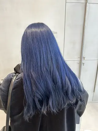 ロング カラー 風香🪼レイヤー カット/艶カラーのヘアスタイル