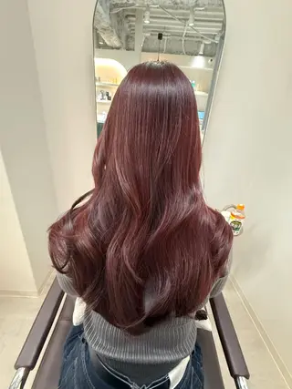 カラー WATARU/ 韓国風巻き髪のヘアスタイル