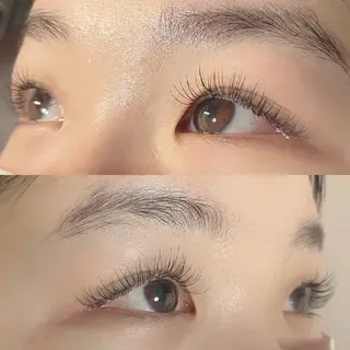 マツエク・マツパ Aim NAIL&EYELASH.BROW立花店所属・Aim立花店 Mihoのマツエク・マツパデザイン