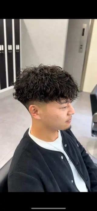 パーマ メンズ メンズパーマ特化 美容師/ハルキのヘアスタイル