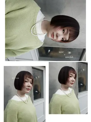 ショート ai / Lond idealのヘアスタイル