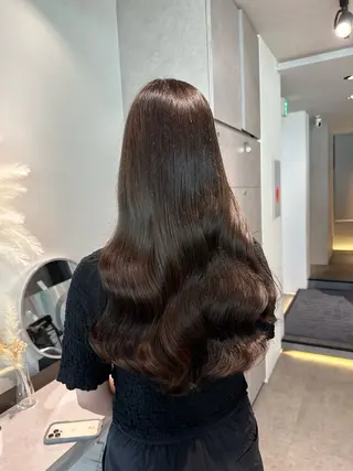 ロング カラー ヘアアレンジ GO TODAY SHARE SALON 原宿本店所属・ブリーチ/ハイトーン 艶カラー/ユリナのヘアスタイル