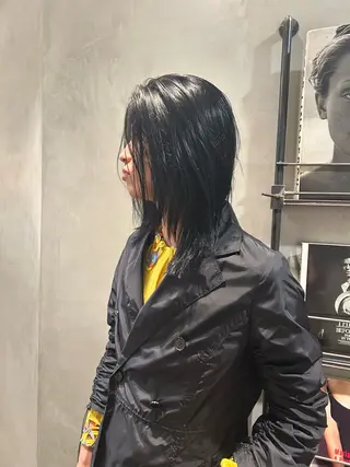 セミロング カラー メンズ L&Co所属・タナカ カナ🫧のヘアスタイル