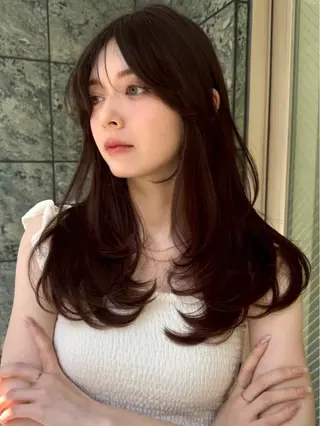 セミロング JIL BLAN千葉所属・JIL BLAN千葉 代表 Toshikiのヘアスタイル