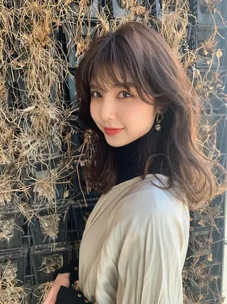セミロング ♡大人カワイイ hair♡徳井はやとのヘアスタイル