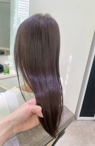 セミロング 透明感カラー/ FRAME天王寺✨のヘアスタイル