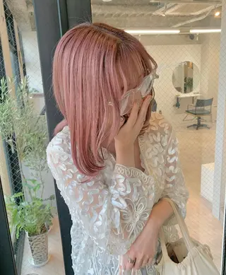 ミディアム カラー 原宿・表参道 senriのヘアスタイル