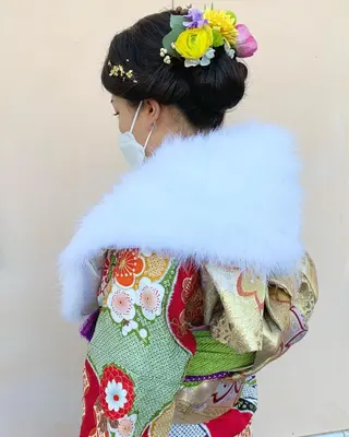 セミロング ヘアアレンジ River,Land所属・yui .のヘアスタイル