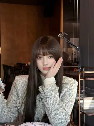 ロング 🎀韓国スリムタッキ 羽エクステ🎀kiiのヘアスタイル