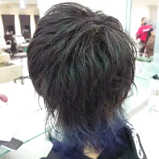 ミディアム カラー メンズ 🐺デザインウルフ / 一ノ瀬 凌🐺のヘアスタイル