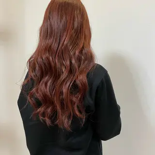 ロング カラー 河田 緋菜乃のヘアスタイル