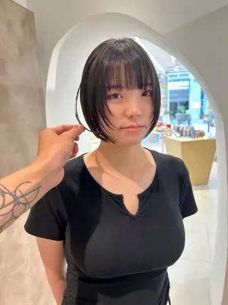 ショート オカモト ケイのヘアスタイル