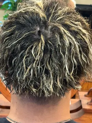 ショート カラー パーマ メンズ おしゃれ泥棒 石原メンズ特化美容師のヘアスタイル